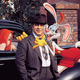 Bob Hoskins as Eddie Valiant with Roger and Jessica Rabbit in Who Framed Roger Rabbit?